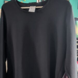 Nike Black Crew Neck Top With Matching Black Pants Set